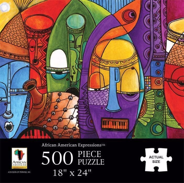 African Masks Puzzle at AshayByTheBay.com
