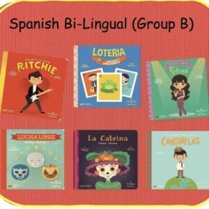 Spanish Bi-Lingual Board Book Group B at Ashaybythebay.com