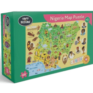 Nigeria Map Giant Jigsaw Puzzle  Alt tag: