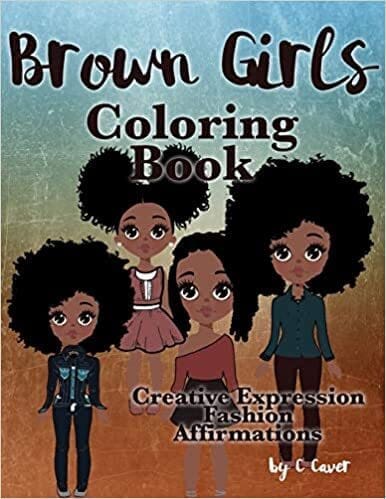 Brown Girls Coloring Book  AshayByTheBay.com