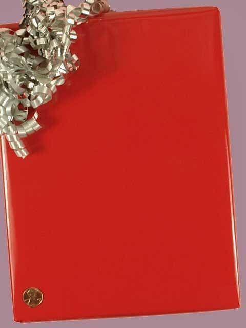 Gift Wrap #3 Solid Red