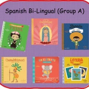 Spanish Bi-Liingual Board Books Group A at Ashaybythebay.com